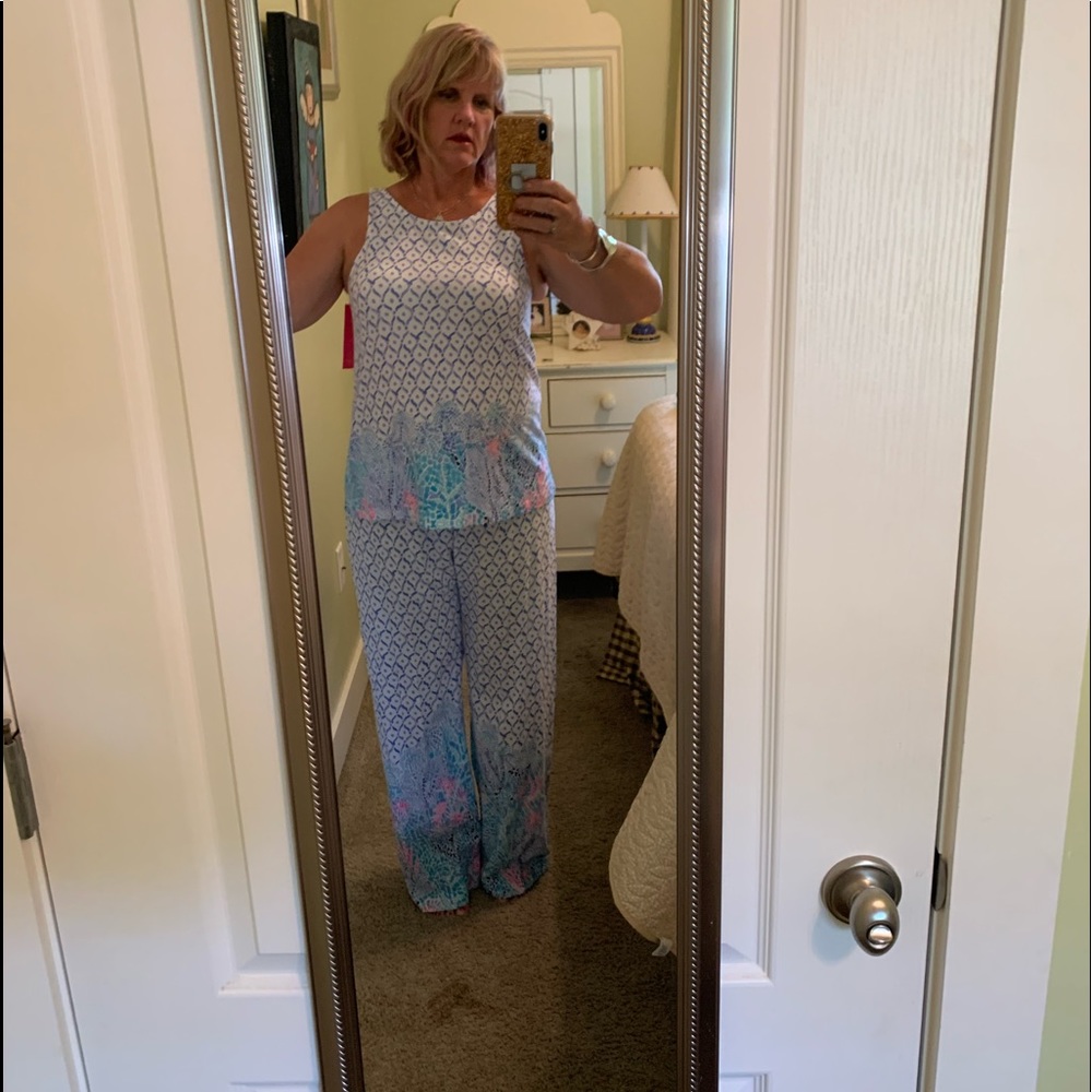 Lilly Pullitzer two piece coordinates Size L